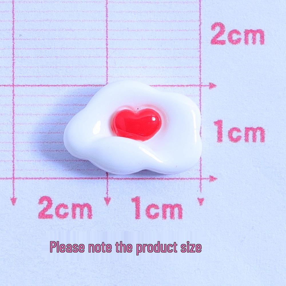 Pink Mini Clouds Glossy Resin Accessories - DIY Cream Glue for Phone Cases, Water Cups, Nail Art, and Earrings