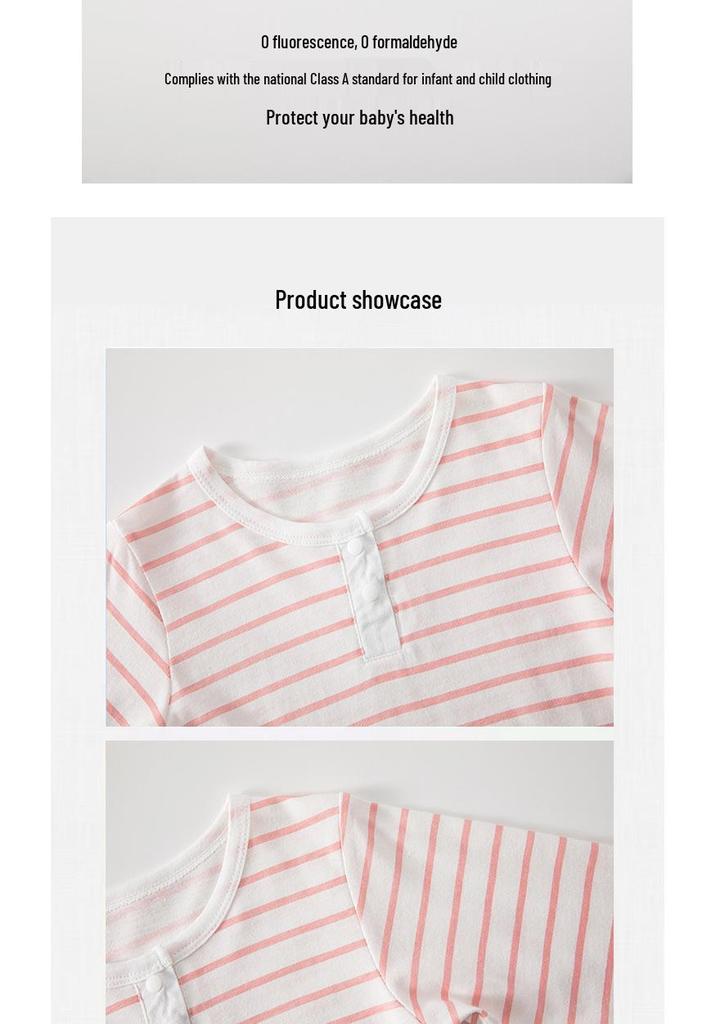 2026 Kids' Striped Long-Sleeve T-Shirt: Versatile Spring/Summer Fashion for Boys & Girls