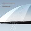 Mido 16-Rib Gradient Long Handle Windproof Sun/Rain Umbrella