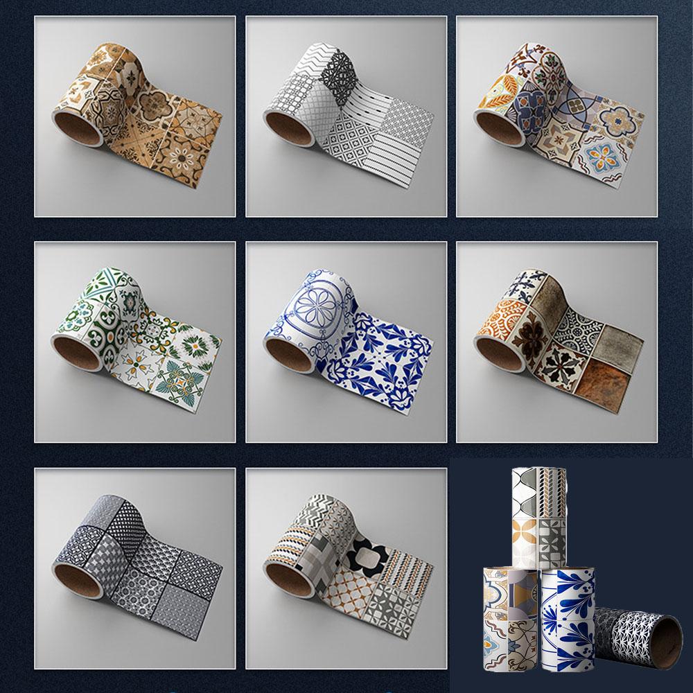 10cmx100cm Self Adhesive Waterproof Oil Proof Peel Stick Waist Line Strip Kitchen Backsplash Art Decorative StripHome Wall Decor