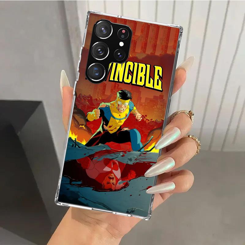 Cool I-Invincible Phone Case for Samsung Galaxy S26 S24 S23 Ultra S25 Edge S22 S21 Plus S20 FE + Soft Print Shell Funda Galaxy S
