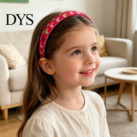 Kinder Haaraccessoire Meisjes Hoofdband met Gladde Tandkam Anti-slip Ontwerp Regenboog Kleurverloop Hartjes Sterren Decoratie Hoepel Anti-slip Hoofdband