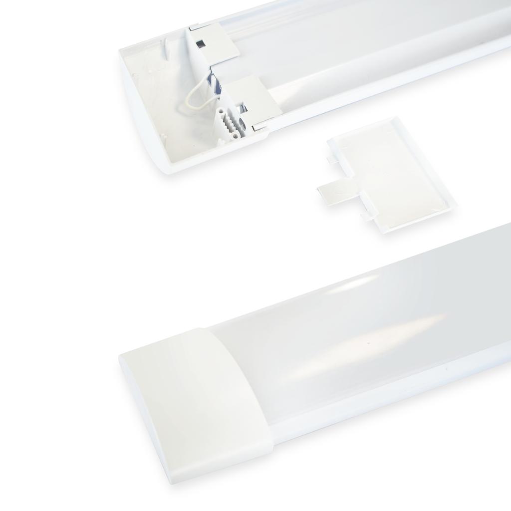 Listwa Oprawa Sufitowa Neutralna Barwa Led 9W Biała Podłużna 30Cm Ip20 Do Garażu Warsztatu Batten Eko-Light