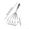 Shape Stainless Steel Tool Easy Use Handheld Seafood Shell Remover for Collecting Leaf