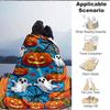 1pc Halloween Pattern Blanket, Lightweight Flannel Fleece with Digital Printing, Soft Warm for Sofa, Travel, Camping, Office, Couch, Chair, and Bed, A