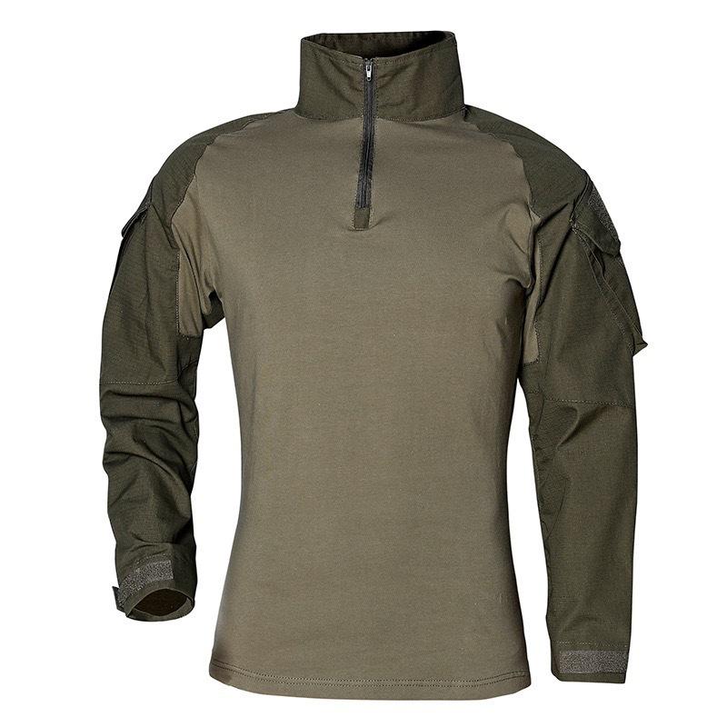 Outdoor Long-sleeved Frog Suit Men's Work Top New Slim Fit Breathable Camouflage Suit