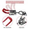 Silver Stainless Steel Latch PVC Plastic Quick Release Lock Buckle Quick Bolt Clamp  Worker