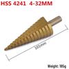 HSS4241 Triangle Shank Step Drill Bit for Metal (4-12mm, 4-20mm, 4-32mm)