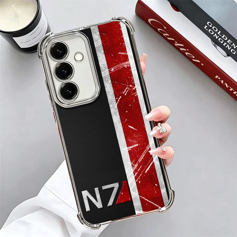 N7 Mass Effect Soft Phone Case For Samsung A17 A27 A07 A37 A57 A16 A56 A15 A55 A14 A54 A13 A53 A26 A36 A25 A35 A24 A34 A23 A33