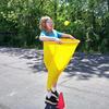 Granny Pants Outdoor Yard Game Inflatable Ball Relay Set with Giant Stretchy Pants Balls And Pump Backyard Field Recreational