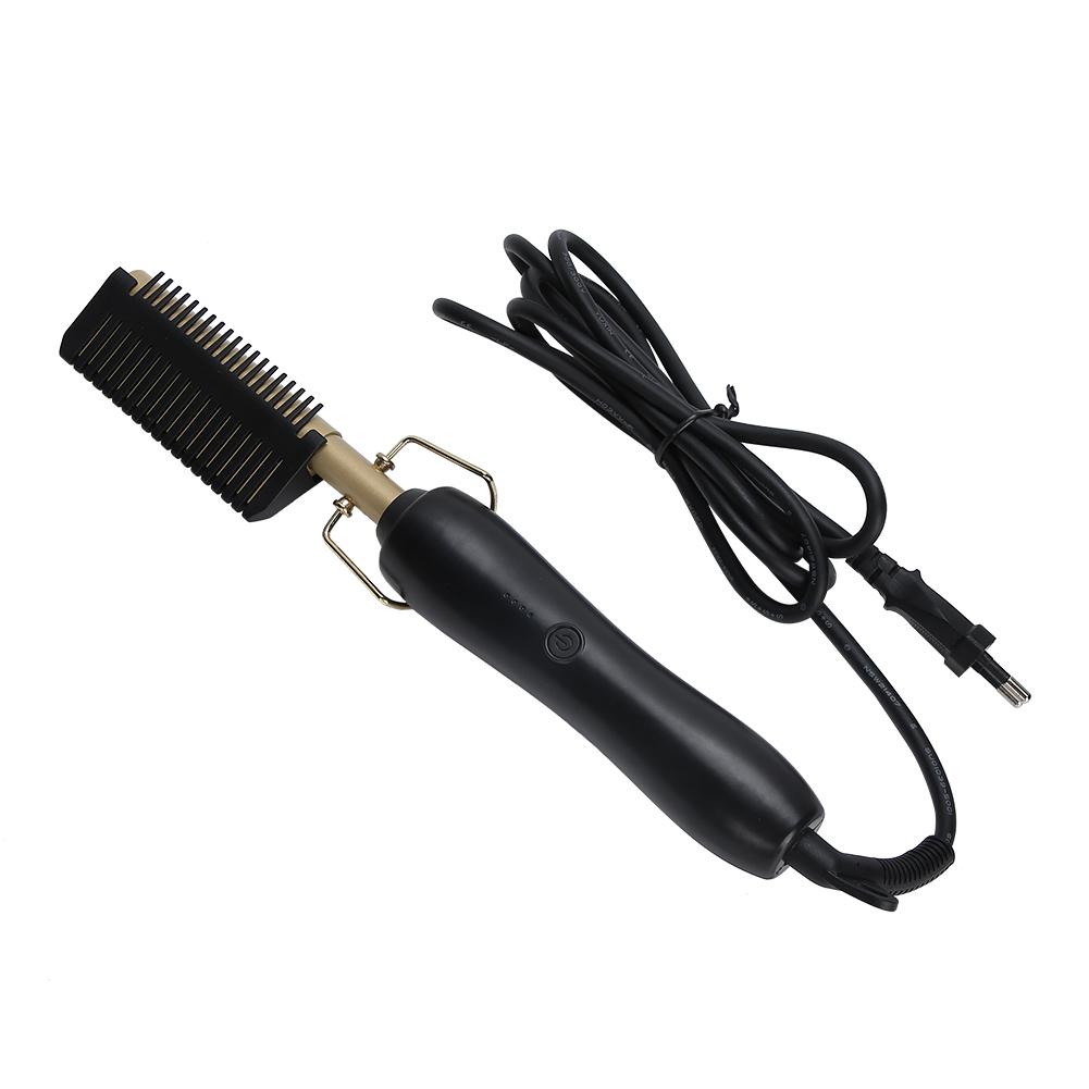 Hair Straightener Comb Wet Dry Dual Use Multi Functional Men Beard Styling Comb