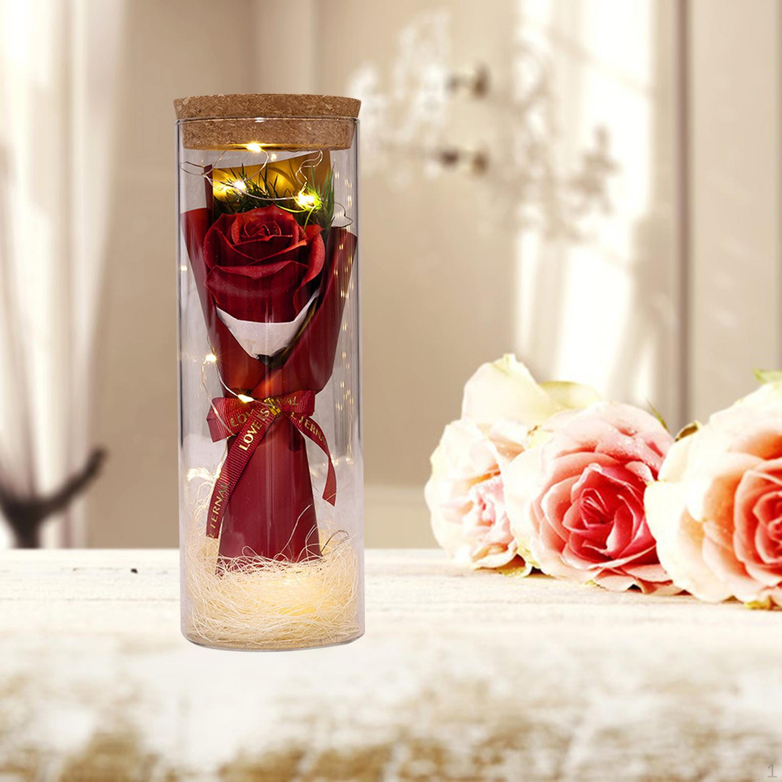 

Зажгите консервированный цветок, подарок на День святого Валентина для мамы на Рождество. Style A