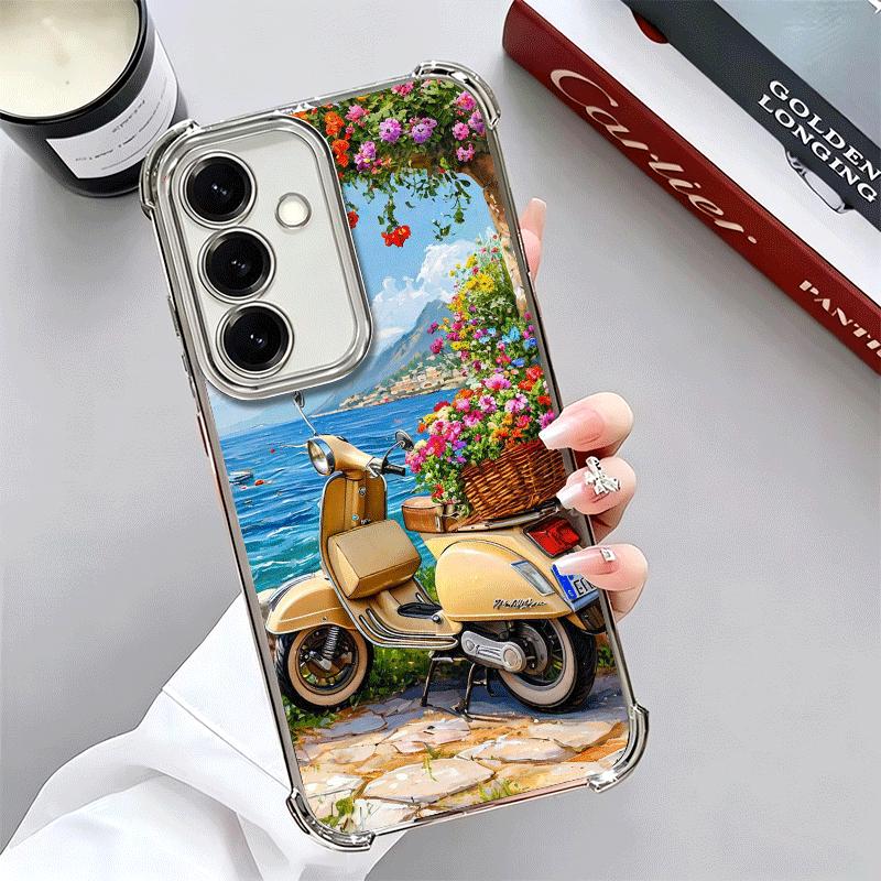 Retro Roller Weiche Handyhülle Für Samsung A17 A27 A07 A37 A57 A16 A56 A15 A55 A14 A54 A13 A53 A26 A36 A25 A35 A24 A34 A23 A33