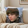 Copricuscino singer pop JJustin BBieber federa antiacaro decoro divano soggiorno cuscino stanza