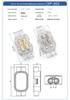 Compact Waterproof 2-In 2-Out Quick Wiring Terminal for Single Strand Hard Wire