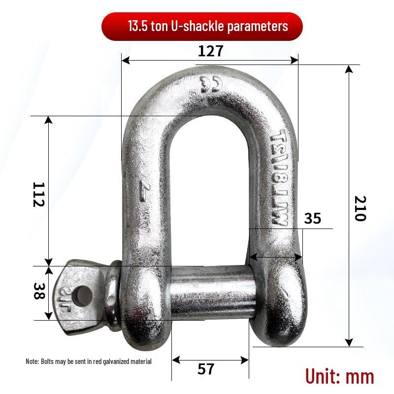 American Bow-Shaped Heavy-Duty Shackle Ring Lock