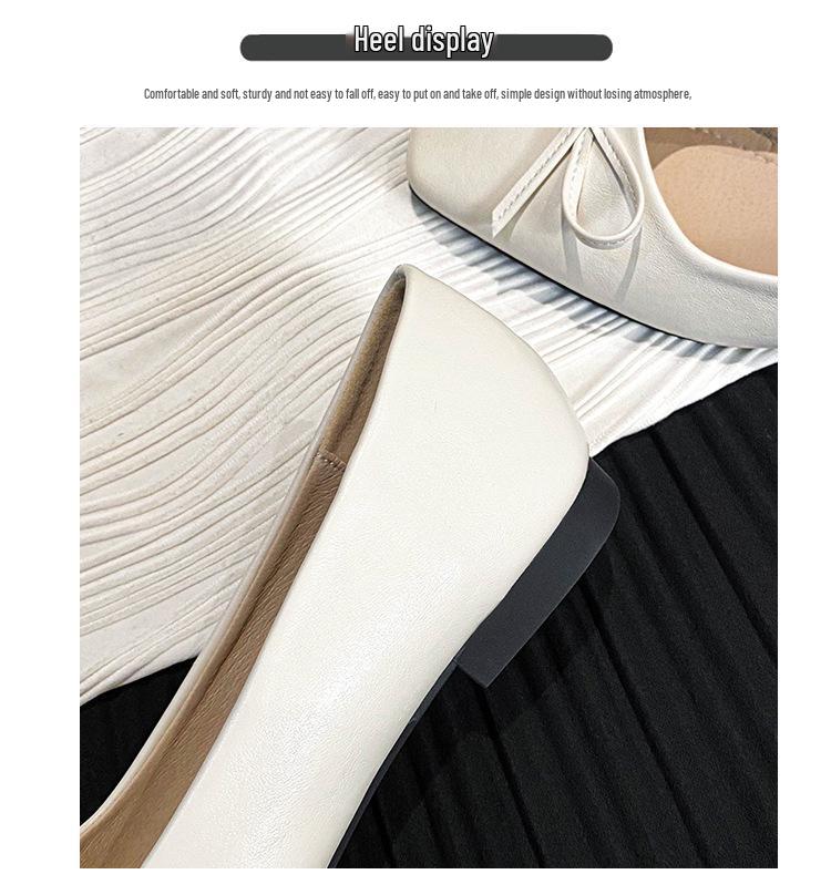 Silberne Schleife Ballerinas: 2025 Mary Jane Stil Damen Schuhe