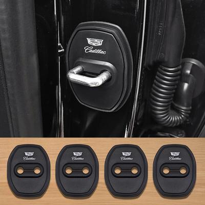 4pcs Car Styling Car Door Lock Covers Stikcer Case Silica Gel For Deville ATS BLS CT4 CT5 CTS ESCALADE STS XLR XT6 XTS