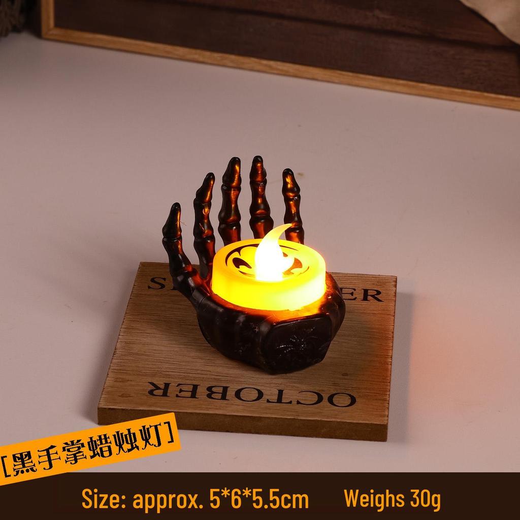 Children's Luminous Halloween Lantern: Pumpkin, Spider, and Skeleton Candle Decoration