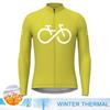 Fahrrad Tragen 2023 Winter Warme Jacke Männer Radfahren Kleidung Thermische Fleece Langarm Shirts Maillot Ciclismo Mountainbike Kleidung