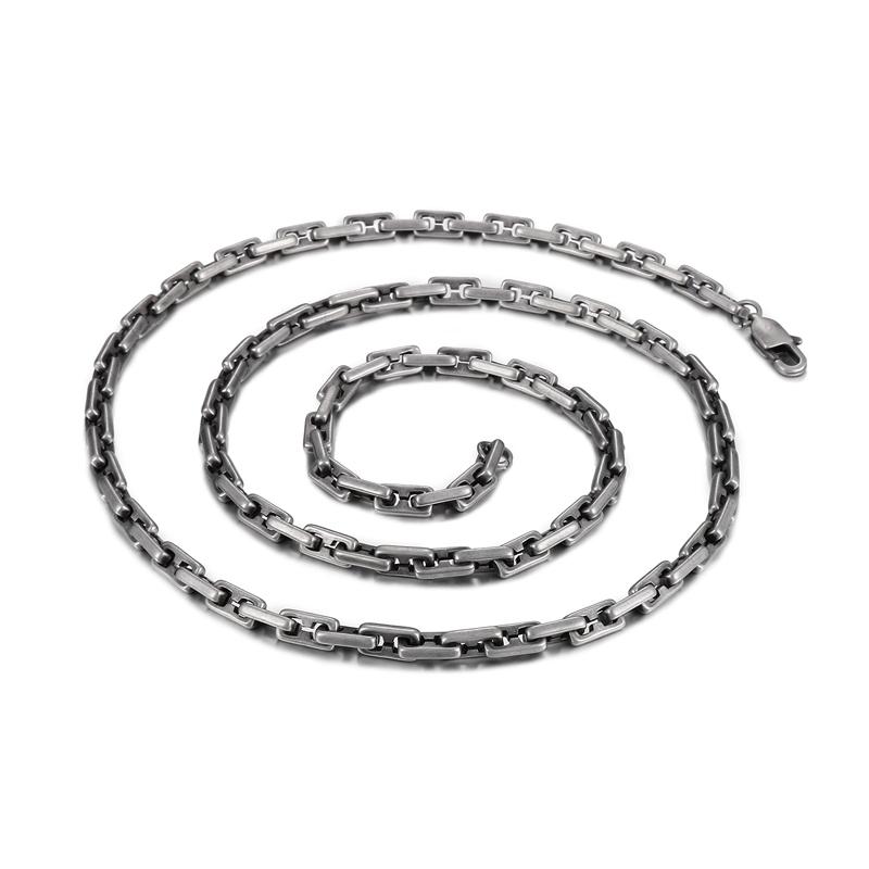 KALEN 5mm 4 Color Geometry Link Chain Bracelet & Necklace Jewelry Set Men Women Stainless Steel 304 Fashion New In Accessories