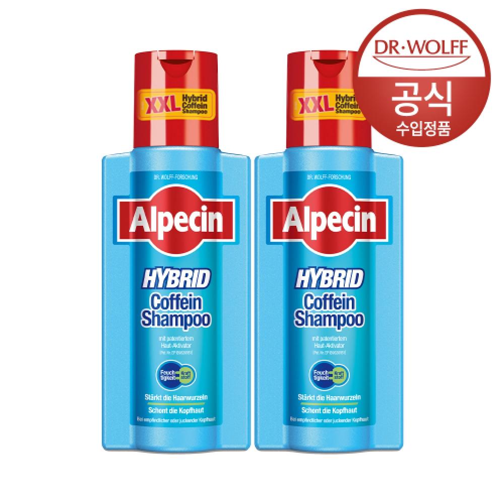 Alpecin Alpecin Hybrid Caffeine Shampoo For Dry Scalp 375ml X 2 NONE