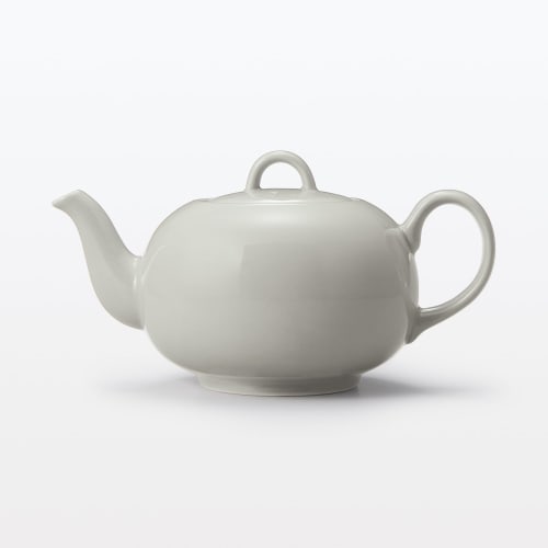 MUJI MUJI Everyday Teapot Gray Beige 700mL with Strainer 83444389