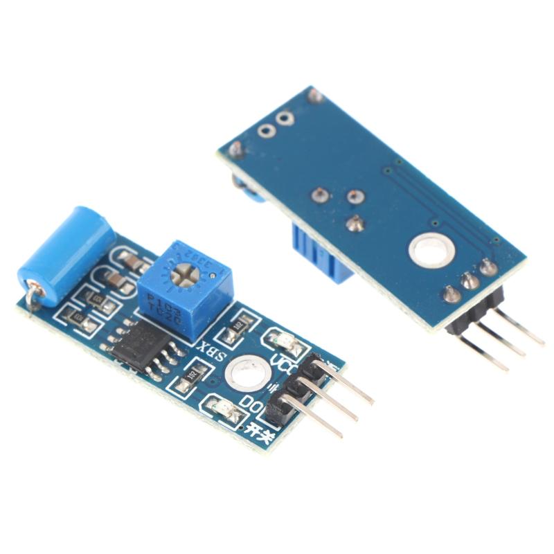 2/4/6Pcs Normally Closed Vibration Sensor Module Adjustable Sensitivity Vibration Switch Detection Board For Diy Projects