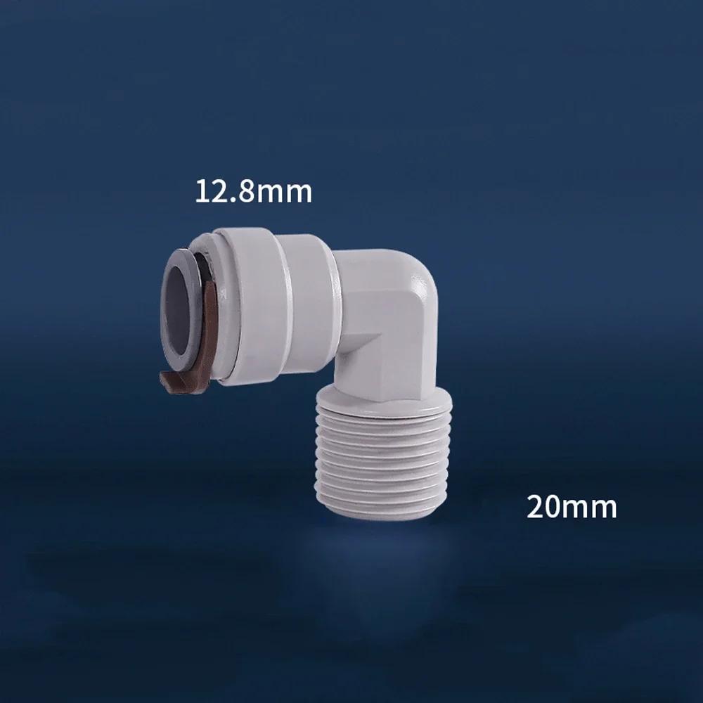 Ajuste 3/8" 1/2" DE X 3/8" Tubo Cotovelo Reto T Conector Rápido de Encaixe POM para Aquário Sistema de Osmose Reversa Filtro de Água RO