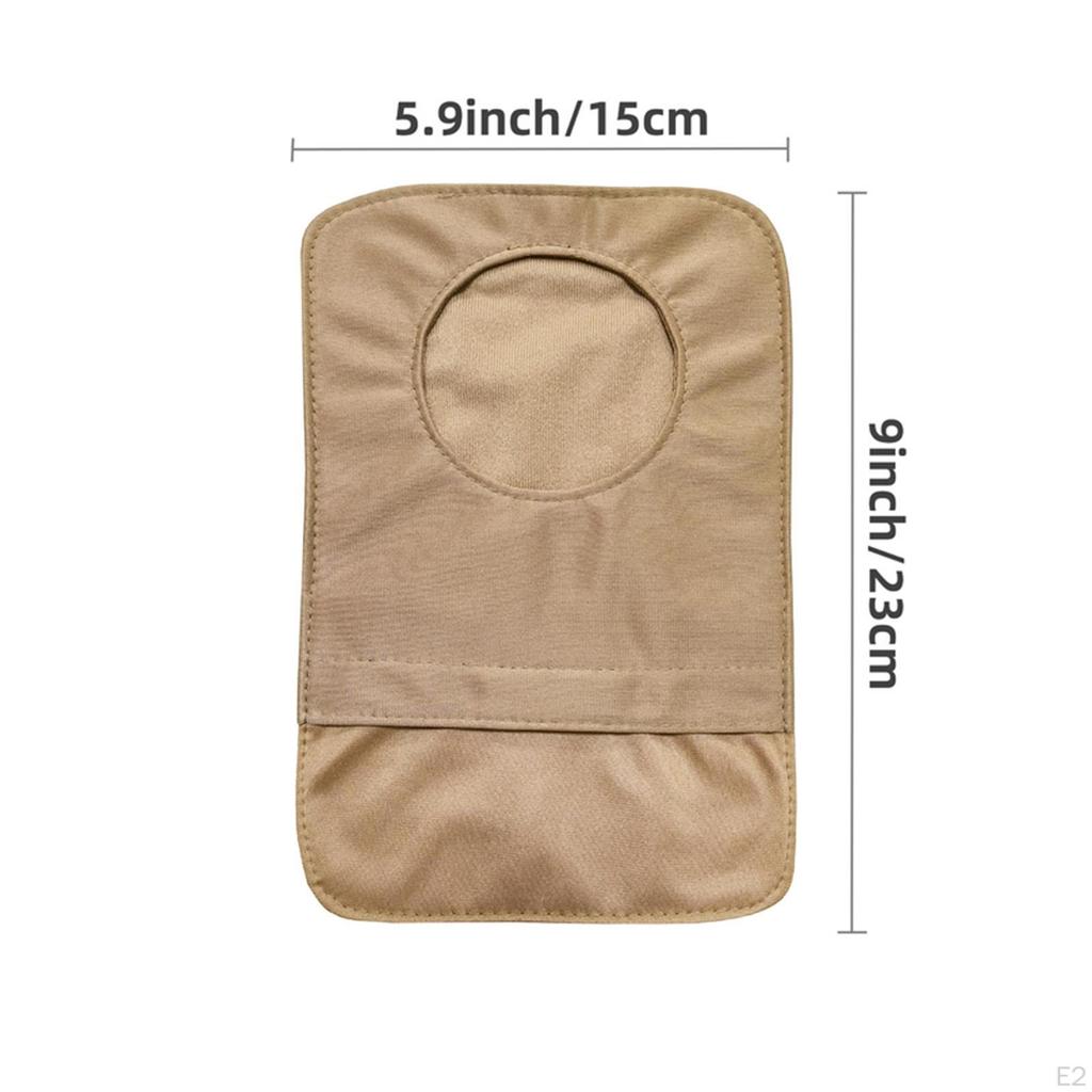 Convenient Ostomy Bag Cover Supplies with Round Opening Durable Lightweight