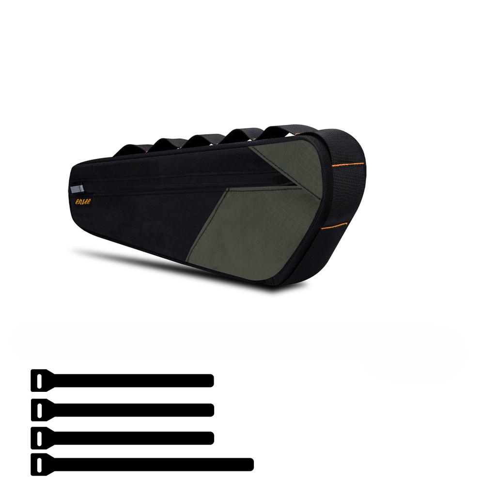 ENLEE Bicycle Upper Tube Inner Bag, Mountain Road Bike Large-capacity Commuter Triangle Bag Front Beam Waterproof Bag