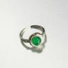 Koreanischer Stil Breiter Bandring mit ovalem Stein für Damen - Eleganter Modischer Individualistischer Retro-Stil Fingerring.