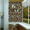 Self Adhesive Vinyl Rock Stone Wallpaper for Kitchen Backsplash Bathroom Walls Removable and Waterproof