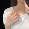 Same Style 9999 24K Real Gold Women'S Gold Ring With Adjustable Opening And Hollowed Out Peacock Exquisite Gift From The Gold St