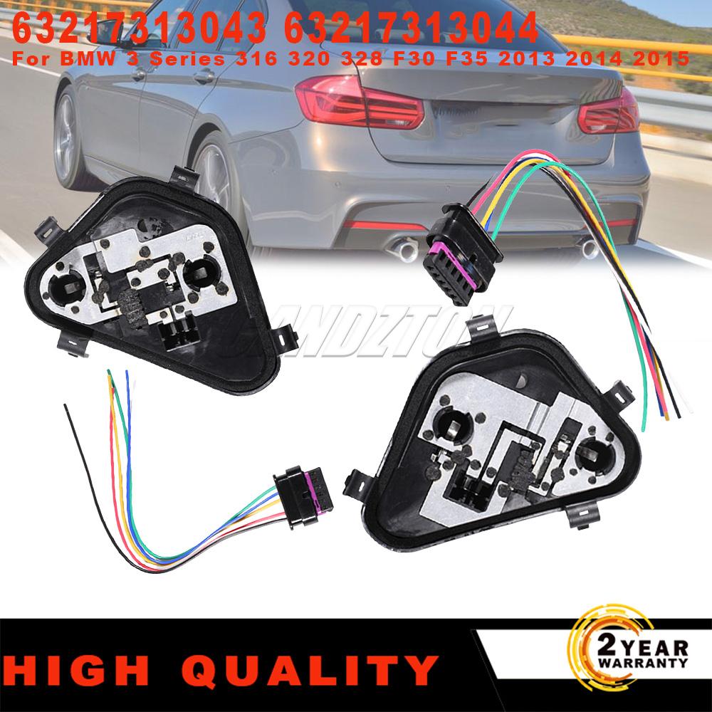 For BMW 3 Series F30 New Rear Light Bulb Holder Socket with Circuit Board Connector Plug 63217313043 63217313044 Car Accessories