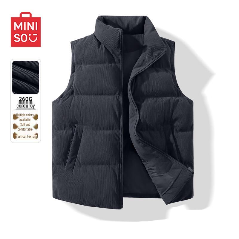 

Мужской вельветовый жилет на флисовой подкладке MINISO XL