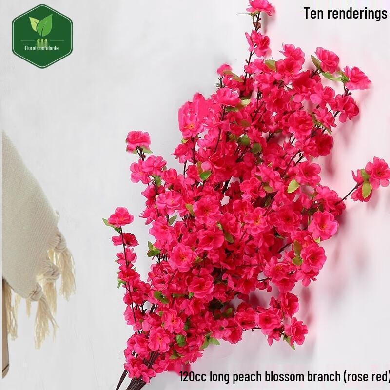 Artificial Peach Blossom Branches