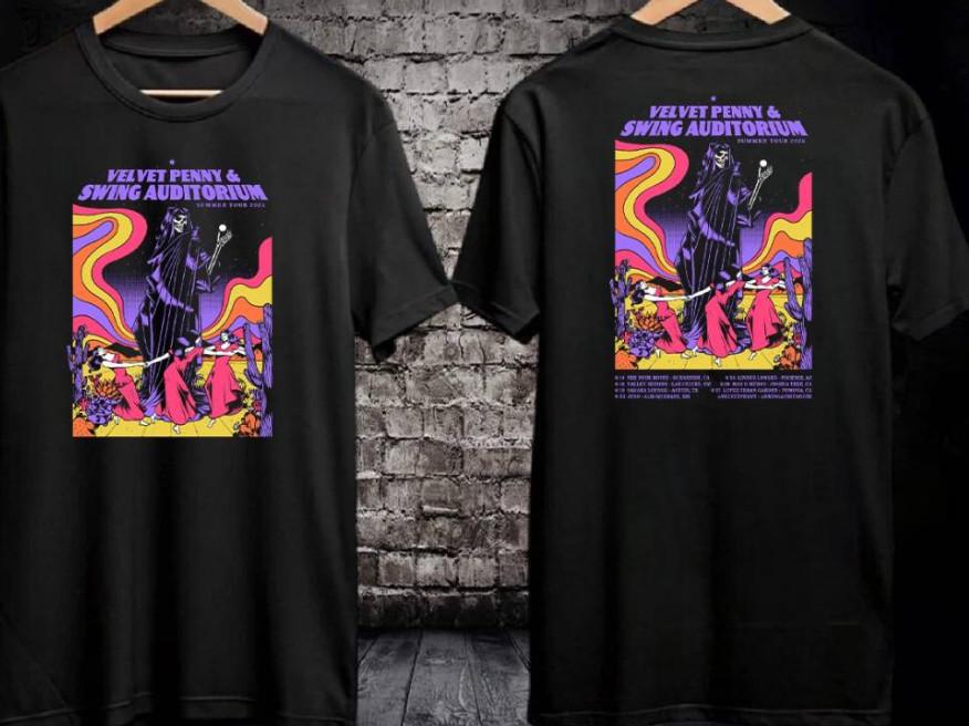 Velvet Penny & Swing Auditorium Summer Tour 2026 T-shirt tshirt shirt S