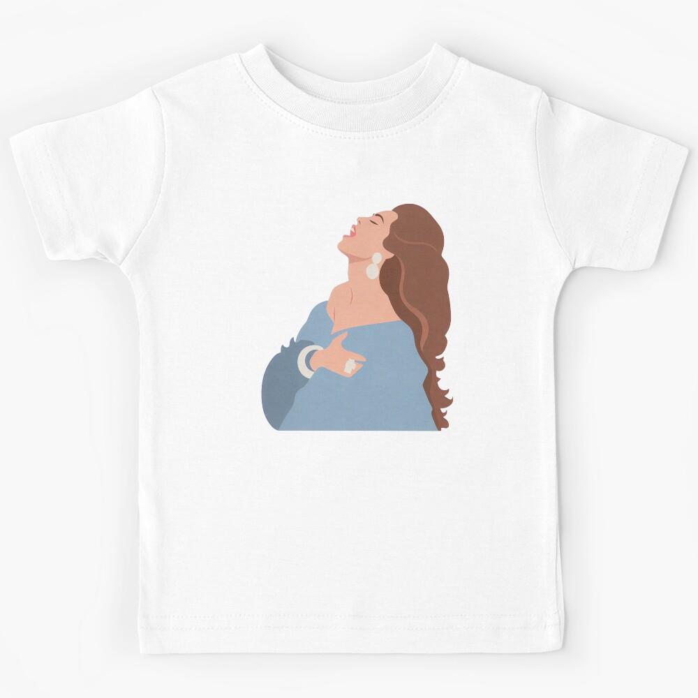 Miley Cyrus Lineless Illustration Kids T-Shirt 130