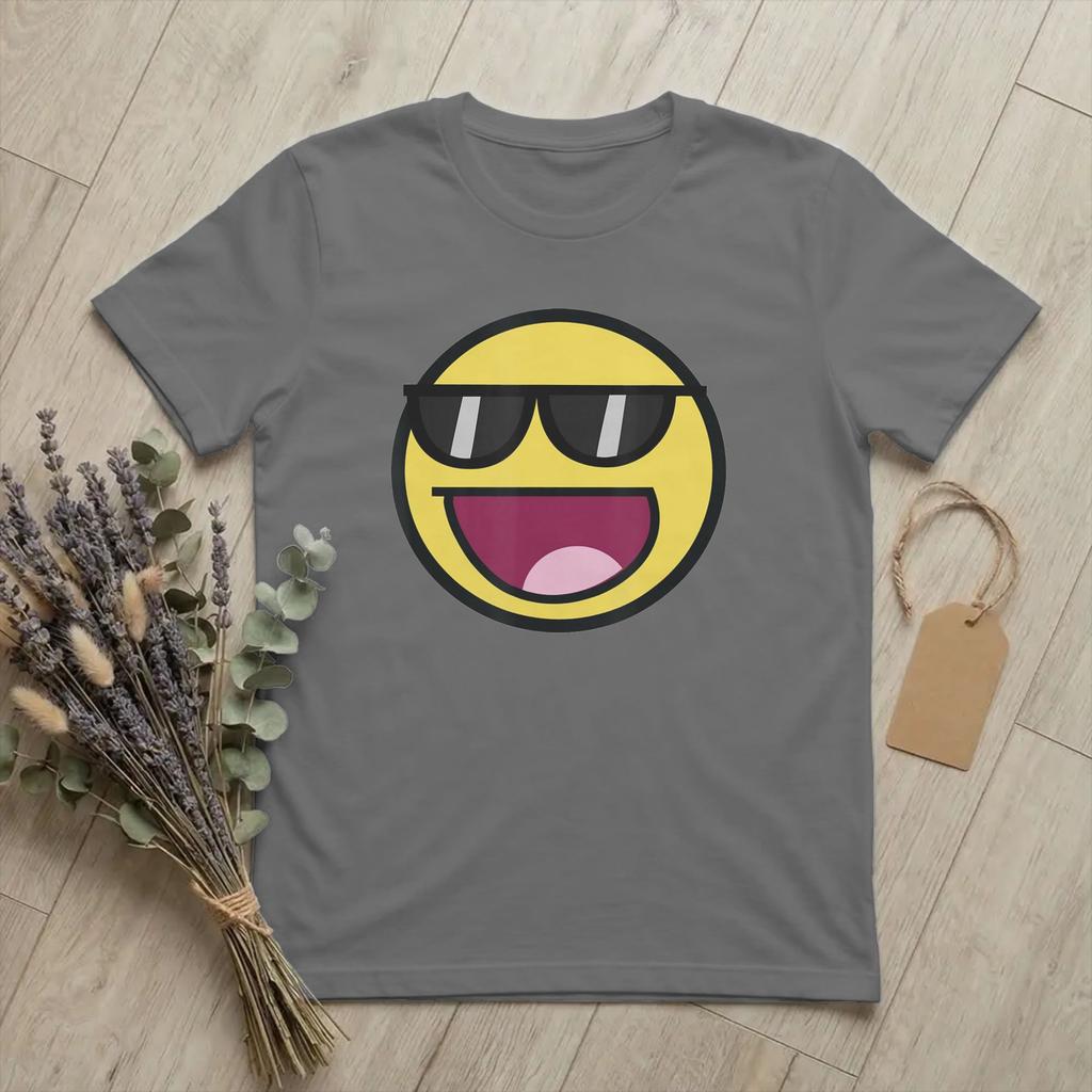 Epic Face Meme Y2K Cool T Shirts Unisex 100 Cotton Awesome TShirts Crew Neck Funny Tees Short Sleeve Merchandise Gift