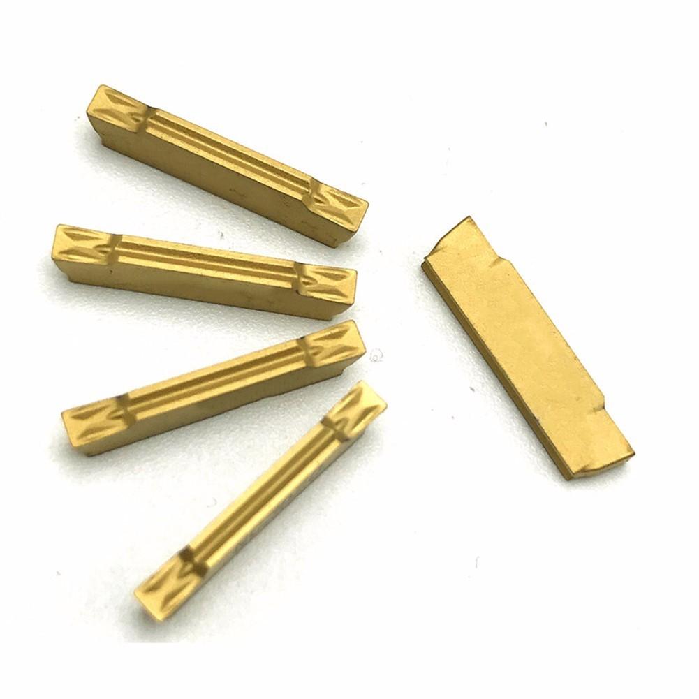 10PCS MGMN200 Grooving Carbide Inserts Lathe Cutter Turning Parting Tools Set