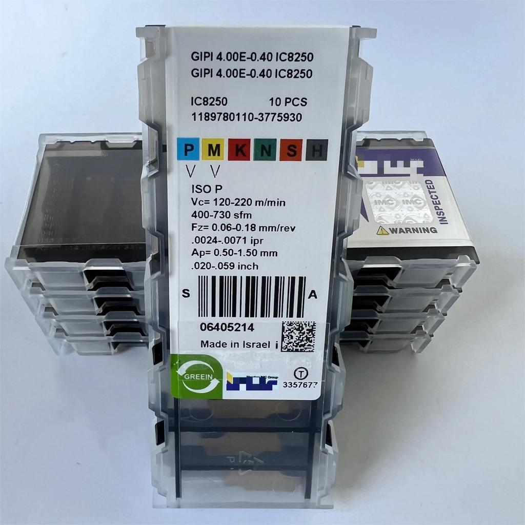 GIPI4.00E-0.40 IC8250 /Industrial indexable Carbide Inserts 10 PCS