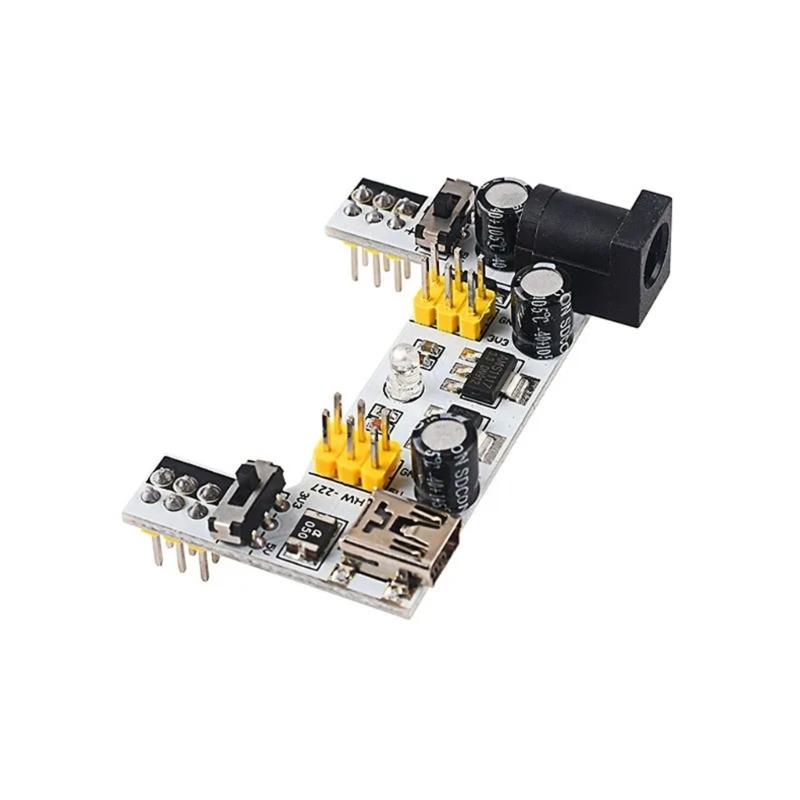 MB102 USB Breadboard Power Supply Module MB102 Module For Mini 5V 3.3V 2 Channel Power Electronic Projects
