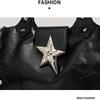 Y2K Korean Gothic Star Girl Black Bag Aesthetic Vintage Fairy Grunge Punk Goth Purse Shoulder Handbags Bucket Tote Bags Women