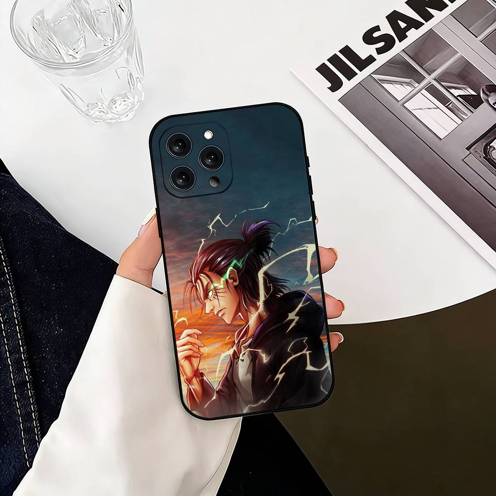 

Attack on Titan E-Eren y-Yeager Phone Case Silicone Soft For IPhone 17 16 15 14 13 12 11 X XR Plus Pro Max Plus iPhone13PROMAX
