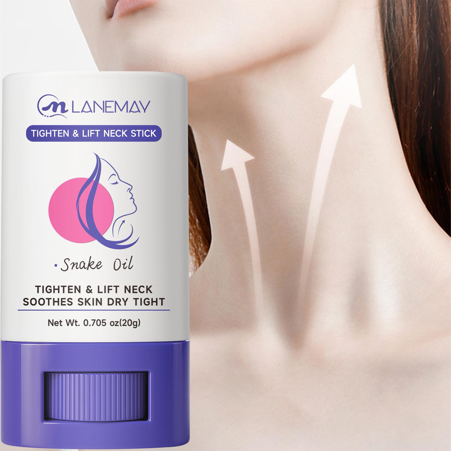 

Подтягивающий и лифтинговый стик для шеи - Освежающая и нежная кожа - С маслом семян камелии и змеиным маслом - Подходит для всех типов кожи, 20 г