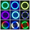 RGB Fill Light Ring for Photography & Videography - 10, 8, or 18 Inches