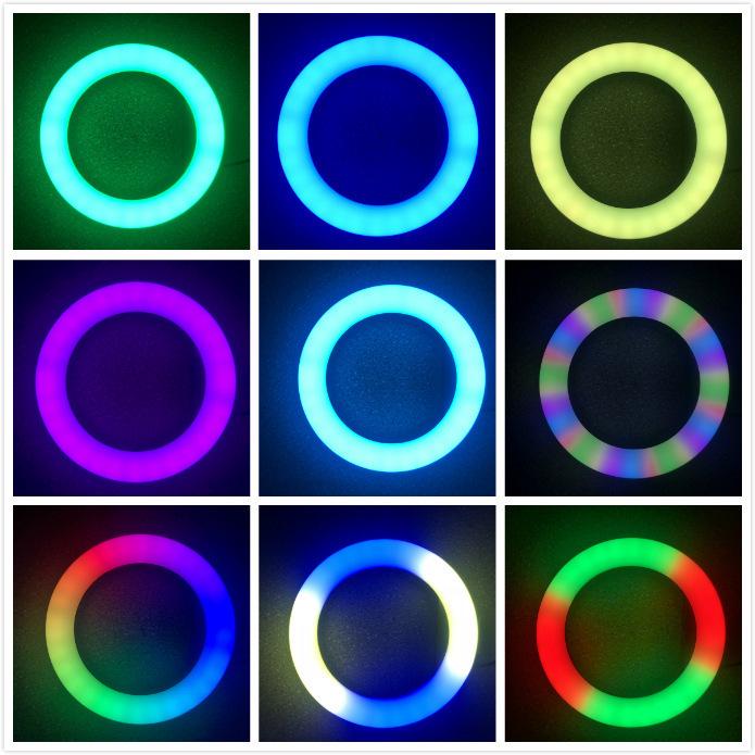 RGB Fill Light Ring for Photography & Videography - 10, 8, or 18 Inches