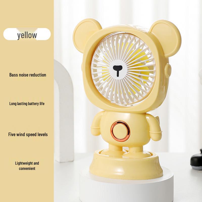 

Portable USB Rechargeable Mini Fan for Kids and Students - Cute, Handheld, and Desktop Use Series