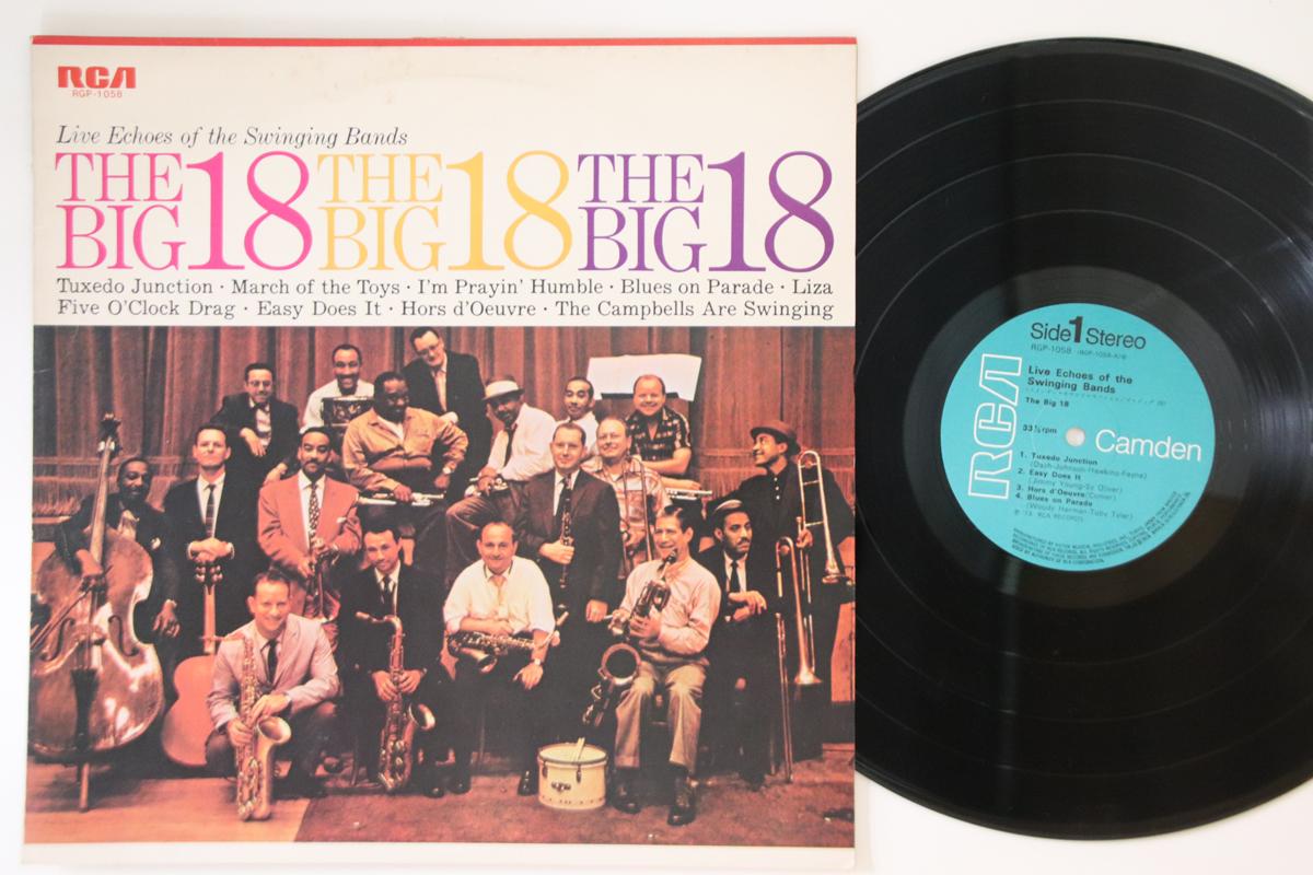 

LP Пластинка BIG 18 - Live Echoes Of The Swinging Bands RGP1058 RCA 1976 Япония Джаз Б/у